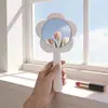 Espejo de Mano para Maquillaje con Forma de Flor y Logo Personalizado, Espejo de Tocador Portátil, Espejo de Mercancía de Celebridades de Alta Definición, Transfronterizo