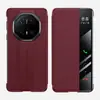 Adequado para Huawei Mate80Pro Capa de Couro Atualização Oficial Ultra-Fina Janela Inteligente Capa de Celular 70Pro Proteção Anti-Queda
