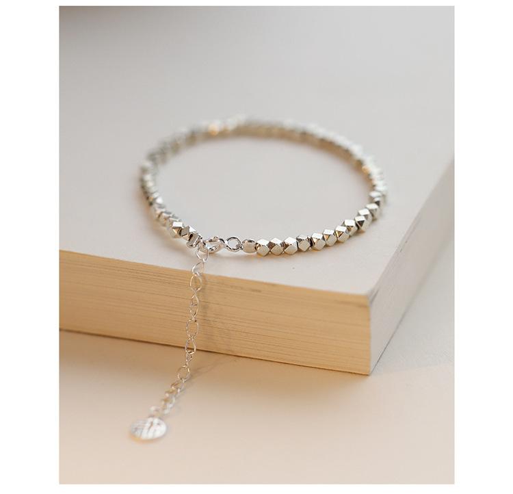 智贝详情图_5碎银几两福牌手链2022年新款碎银子手链女生手