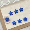 Novos Acessórios de Arte para Unhas Estrela de Cinco Pontas Gelo Transparente Cor de Doce Coração 3D Pedras de Resina Strass Brilhantes Brincos DIY Decorações de Unhas Usáveis