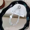Cadena para Teléfono de Perlas y Diamantes, Colgante para Funda de Teléfono, Accesorio para Funda de Teléfono con Bolas de Diamantes y Perlas, Correa de Muñeca, Llavero