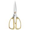 Tijeras Domésticas de Acero Inoxidable Lin Taizuo Tijeras Qianglifeng Licai Color Titanio Tijeras para Huesos de Pollo Tijeras para Pescado Tijeras para Camarones Tijeras para Cangrejo