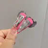 Clip BB de Dibujos Animados para Niña Dulce Lindo Clip Lateral para Niños Par de Clips Clip Rompe Flequillo Todo-partido Kulomi Tocado Accesorios para el Cabello