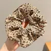 Otoño Invierno Estilo Coreano Cuadros Lazo para el Pelo de Intestino Grande Mujer 2026 Nuevo Gama Alta Súper Grande Cuerda para Moño Flor en la Cabeza Accesorios para el Cabello