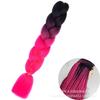 Xuchang Peruca Acessórios de Cabelo Seda de Alta Temperatura Trança Grande Africana Jumbobraid Fibra Química Colorida Montagem Mista Venda Quente Dreadlocks