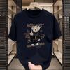 Camiseta holgada de cuello redondo a la moda con estampado del Año del Dragón Guofeng de verano, de media manga y cuello redondo, a la moda, venta al por mayor de fábrica