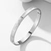 Pulsera transfronteriza nueva de acero de titanio creativa simple corrosión AMOR niños y niñas hebilla pulsera de pareja joyería de acero inoxidable