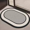 Tapete de Terra Diatomácea Tapete Absorvente para Banheiro Tapete de Entrada para Lavabo Tapete para Porta de Banheiro Tapete Antiderrapante para os Pés para Vaso Sanitário