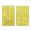 Fornecido diretamente pelo fabricante, atacado de novos adesivos para celular Putuo Mountain três signos, cartões de ouro cobre para boa sorte, adesivos de celular portáteis