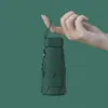 Bolso Nuevo de Piel Bolso con Cremallera Paraguas Plegable Seis Secciones Protección Solar Paraguas de Sol Paraguas para el Sol de Mujer Paraguas Plegable de Tarjeta de Doble Uso