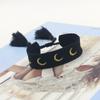 Acessórios de Moda Transfronteiriços 2cm de Largura Fita Colorida de Poliéster Bordada com Pingentes de Lua Dourada Pulseira de Tecido