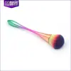 Brocha de maquillaje suelta de cintura pequeña y caliente, juego de brochas de maquillaje con mango de oro rosa, brocha de miel de cabeza grande, herramientas de belleza