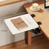 Placa de Extensão para Mesa, Suporte Dobrável para Teclado Suspenso, Extensão e Alargamento de Mesa de Escritório, Suporte sem Furos