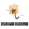 Ganchos de Acero Inoxidable sin Clavos de Múltiples Filas Transfronterizos con Adhesivo Fuerte para Cocina y Baño, Ganchos de Pared sin Clavos, Ganchos de Pared Adhesivos sin Rastro