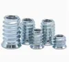 Fabricante Original Tuercas Azules y Blancas de Zinc Chapado en Hierro con Rosca Interna y Externa M4-M10 con Roscas Internas y Externas para Tuercas Embebidas en Muebles