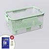 Bolsa de Hielo Portátil Crisper Doble Capa Gran Capacidad Refrigerador Verduras y Frutas Lonchera Picnic al Aire Libre Caja Portátil Sellada