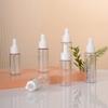 Material del Paquete Botella de Esencia 30ml Personalizada 20ml40ml Botella de Líquido Cosmético Botella Gotero de Hombro Plano Botella de Plástico PET