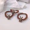 Corda de Cabelo de Pelo de Coelho de Liga para Meninas Corda de Cabelo Simples de Alta Qualidade Elástico de Borracha Alta Elástico Novo Acessórios de Cabelo