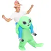 Disfraz Inflable de Halloween para Escenario Divertido Muñeco Alien Ciclista Traje Inflable Disfraz de Fiesta para Actuación Amazon