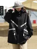 Chaqueta Casual con Capucha para Hombre Enbu para Exteriores, Cortavientos Casual de Otoño, Abrigo de Marca de Moda para Pareja