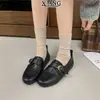 Sapatos Confortáveis de Couro Genuíno com Sola Super Macia para Mulheres Mocassins Slip-on para o Trabalho Sapatos Pequenos de Couro Preto Sapatos Mary Jane