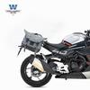 Coche muscular Wolf adecuado para estilo primavera 450SR bolsa lateral bolsa lateral se puede instalar casco medio casco casco completo con cerradura marco de liberación rápida modificación