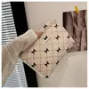 Bolsa de Cosméticos de Pana con Lazo Estilo Ins Niche Portátil de Mano para Viaje Bolsa de Almacenamiento de Productos para el Cuidado de la Piel Bolsa de Tocador