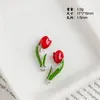 Colgante Lindo Corazón Estrella de Cinco Puntas Corazón de Manzana Tulipán Pulsera de Cuentas Hecha a Mano DIY Collar Pendientes Pequeños Accesorios