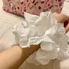 Goma para el pelo de encaje con estilo perezoso para mujer, Diadema de alta gama, Cuerda para el pelo versátil coreana, Accesorio para el pelo, Banda elástica alta para el pelo