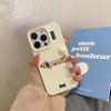 Funda de Teléfono de Cobertura Total con Patrón de Lichi y Perro Salchicha para Apple 17 iPhone 15 Pro con Correa 14/13 Mujer 16