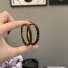 Brincos de Argola com Estampa de Leopardo Retro Coreanos, Novos Brincos Grandes da Moda, Elegantes de Alta Qualidade, Pequenos Brincos que Valorizam o Rosto