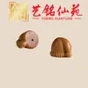 Accesorios de sombrero de Navidad tallados en sándalo, pulsera creativa DIY Yiming Xianyuan, collar, colgante para bolso, pequeño accesorio de sombrero