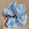 Elástico de Cabelo Satinado Estilo Francês Retro Elegante com Pedrarias Brilhantes Sutis, Elástico para Cabelo, Corda para Cabelo, Atacado para Mulheres