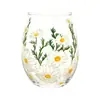 Nuevo producto transfronterizo: Vaso de Agua Transparente de Vidrio, Huevera de Vidrio, Vaso Sencillo de Cristal de Una Sola Capa, Vaso de Agua Transparente con Forma de Huevo