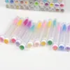 Pincel de cílios Qiansong trade tube produto novo de comércio exterior com pincel de cílios de diamante Haste de Cristal pincel de maquiagem portátil