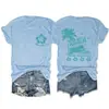 La vida es una playa Haz Amazon Ebay Sitio Independiente Camiseta de Manga Corta con Cuello Redondo de Moda y Elegante para Mujer