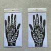 Plantilla Temporal de Tatuaje Pintada a Mano Herramientas de Inyección de Tinta Henna Indio Jugo de Tatuaje Hueco Tatuaje Semi-permanente Herbal