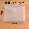 Bolsa de Archivo Transparente con Botón de Presión, Estilo Horizontal y Vertical A6, Bolsa de Almacenamiento B4, Múltiples Tamaños, Bolsa para Documentos A7 B4 A4 para Uso en Oficina