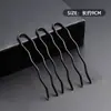 Grampo de cabelo em U espessado e reforçado grampo de cabelo alfinete de cabelo ferramenta para coque grampo de cabelo em U invisível penteado com grampo de cabelo em U coque com grampo de cabelo em U