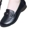 Nuevos Zapatos de Madre de Suela Blanda para Otoño 2026 para Mujeres de Mediana Edad y Mayores, Suela de Goma Antideslizante, Mocasines Cómodos sin Cordones, Zapatos Planos Versátiles