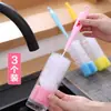 Cepillo para Tazas para Limpiar Tazas de Agua, Tazas de Té, Botellas de Agua, Cepillo de Mango Largo para Limpiar Tazas y Biberones Sin Rincones Muertos, Cepillo Esponja para Eliminar Manchas