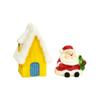 Bolsa de material DIY de pegamento en crema Nueva serie de Santa Anciano muñeco de nieve casa accesorios para muñecas pequeñas funda para teléfono móvil hecha en casa