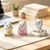 Micro-paisaje creativo caricatura lindos gatitos figuras DIY accesorios de decoración mini adornos para escritorio de oficina