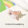 Presilha de Cabelo Fofa Desenho Animado Animal Série Oceano Pequena Imitação Acetato Concha Golfinho Estrela do Mar Franja Lateral Filhote