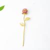 Grava de cristal natural epoxi rosa Día de San Valentín romántico cristal resina artesanías decoración regalo para pareja