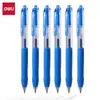Pluma de Gel Retráctil Deli, Alta Calidad, Diseño Elegante para Estudiantes de Secundaria, Secado Rápido, Escritura Suave, Adecuada para Exámenes Estudiantiles y Uso de Oficina