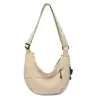 Bolso Dumpling Simple Casual Ligero Bolso de Hombro Bolso Bandolera Versátil Japonés Bolso Mochila para Estudiantes Universitarias para Clase y Desplazamiento