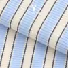 2X2 Cómodas Rayas Tejidas de Color Tela de Rayas Tejidas de Color Poliéster 230g Ropa Infantil Camiseta Base Camiseta Tela de Rayas Coloridas