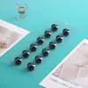 Set Exclusivo Transfronterizo de 12 Pinzas Magnéticas para Bufanda con Forma de Corazón para Mujeres en Medio Oriente, Pinzas Versátiles y de Moda para Bufandas de Seda