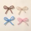 Estilo Xiaoxiangfeng Color Caramelo Lana de Seda Brillante Hueco Puro Hecho a Mano Lazo DIY Accesorios para el Cabello Hechos a Mano Accesorios para Ropa